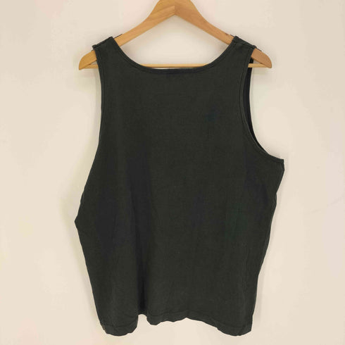 90S USA製 FRUIT OF THE LOOM ボディ アーティスト プリント ノースリーブ タンクトップ メンズ import:XL