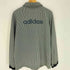 アディダス adidas 00S 万国旗タグ 背面 ロゴ刺繍 ストライプ スナップ スウェット コーチ ジャケット メンズ import:L