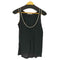 プラダ PRADA MADE IN ITALY イタリア製 レーヨン シルク ピンタック ノースリーブ カットソー Tシャツ タンクトップ レディース import:S
