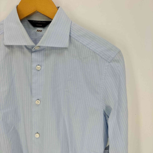 エルメネジルドゼニア Ermenegildo Zegna スイス製 L/S ストライプ シャツ メンズ 38/15