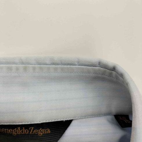 エルメネジルドゼニア Ermenegildo Zegna スイス製 L/S ストライプ シャツ メンズ 38/15