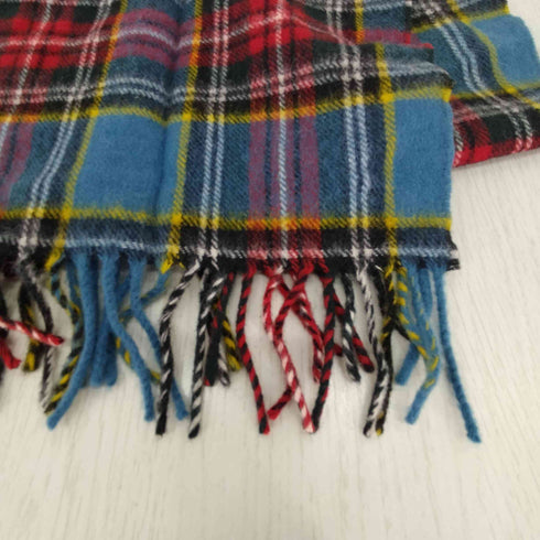 HIGHLAND TWEEDS ウール100 チェック柄 マフラー レディース
