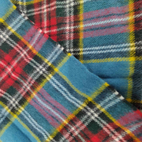 HIGHLAND TWEEDS ウール100 チェック柄 マフラー レディース