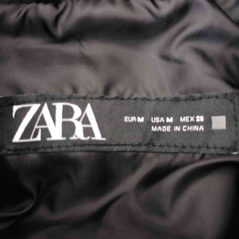 ザラ ZARA フェイクレザー ボンバージャケット レディース JPN:M