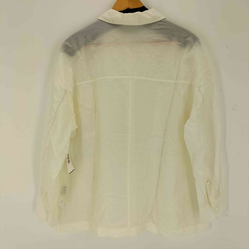 ユナイテッドアローズグリーンレーベルリラクシング UNITED ARROWS green label relaxing ブラウス シャツ シアー 4ポケット ビッグ シャツ レディース