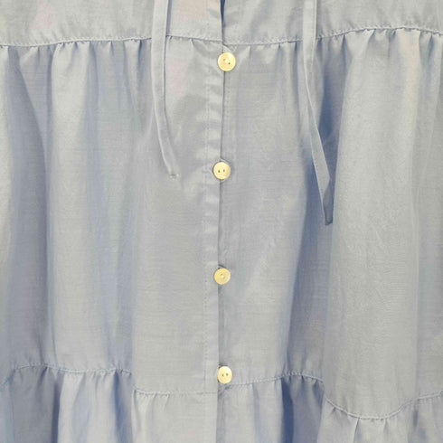 ユナイテッドアローズグリーンレーベルリラクシング UNITED ARROWS green label relaxing ボリューム ギャザー ハオリ ブラウス UVカット 接触冷感 レディース FREE