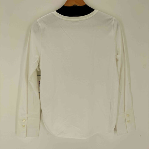 ユナイテッドアローズグリーンレーベルリラクシング UNITED ARROWS green label relaxing ドッキング カフス ロングスリーブ プルオーバー カットソー レディース FREE