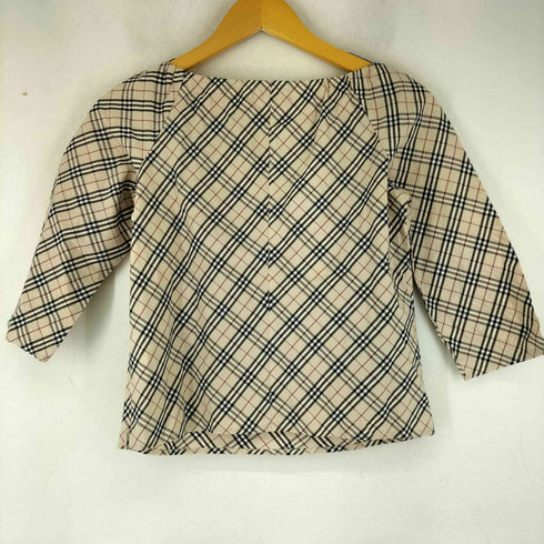 バーバリーブルーレーベル BURBERRY BLUE LABEL ノバチェック ブラウス レディース 38