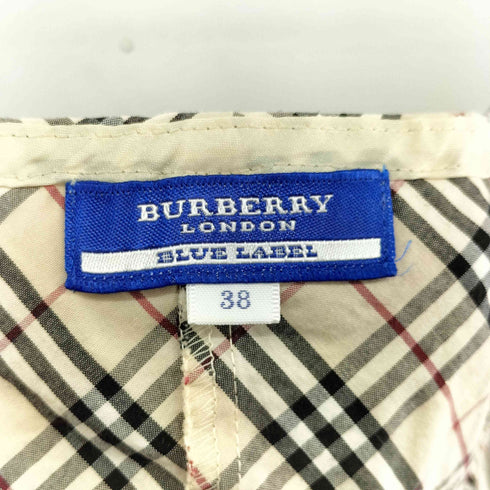 バーバリーブルーレーベル BURBERRY BLUE LABEL ノバチェック ブラウス レディース 38