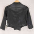 ブラックバイマウジー BLACK by moussy Y2K 短丈 ショート丈 ラムレザー ジャケット レディース JPN:1