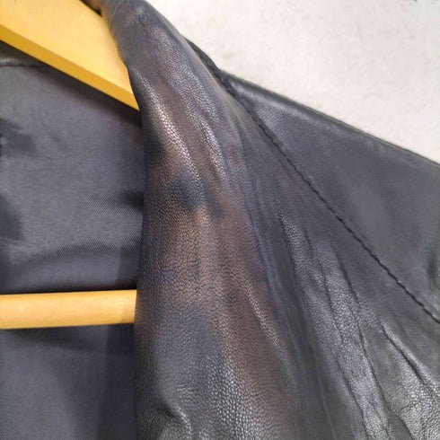 ブラックバイマウジー BLACK by moussy Y2K 短丈 ショート丈 ラムレザー ジャケット レディース JPN:1