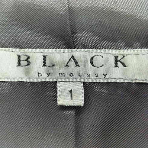 ブラックバイマウジー BLACK by moussy Y2K 短丈 ショート丈 ラムレザー ジャケット レディース JPN:1