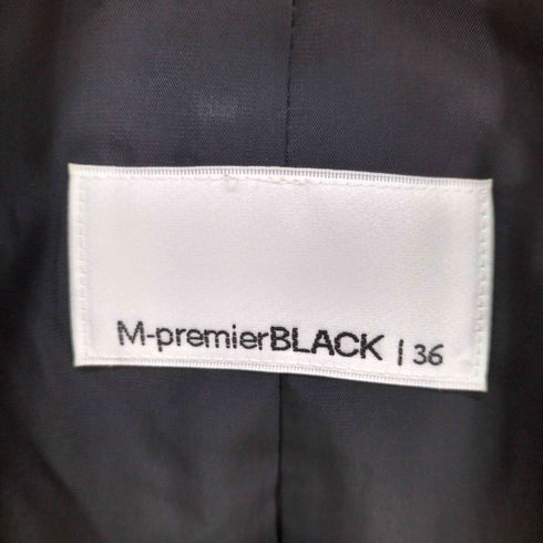 エムプルミエブラック M-premier BLACK ベルト付き トレンチコート レディース JPN:36