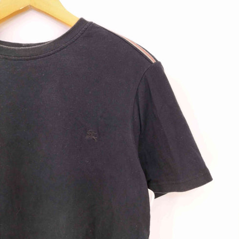 バーバリーロンドン BURBERRY LONDON エクエストリアン ナイト ロゴ刺繍 クルーネック 半袖 Tシャツ メンズ import:L