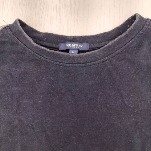 バーバリーロンドン BURBERRY LONDON エクエストリアン ナイト ロゴ刺繍 クルーネック 半袖 Tシャツ メンズ import:L