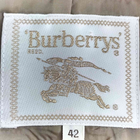 バーバリーズ BURBERRYS ロゴ 金釦 ノバチェック ベスト レディース EUR:42