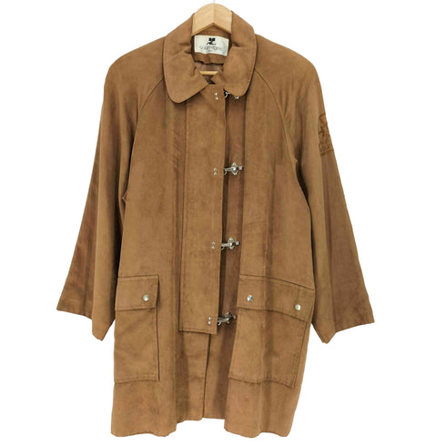 クレージュ courreges フェイクスエード ファイヤーマン ジャケット レディース 9AR