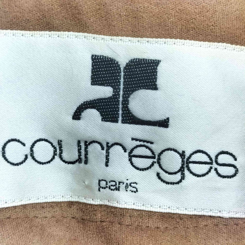 クレージュ courreges フェイクスエード ファイヤーマン ジャケット レディース 9AR