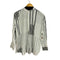 ザラ ZARA バンドカラー ストライプシャツ レディース import:XS