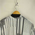ザラ ZARA バンドカラー ストライプシャツ レディース import:XS