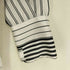 ザラ ZARA バンドカラー ストライプシャツ レディース import:XS