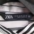 ザラ ZARA バンドカラー ストライプシャツ レディース import:XS