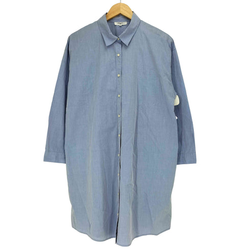ナチュラルビューティーベーシック NATURAL BEAUTY BASIC ダブルカラーシャツワンピース レディース JPN:M