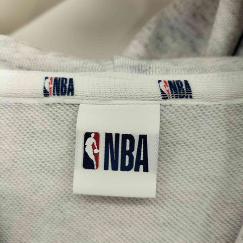 エヌビーエー NBA ラインストーン バスケチーム ショート丈 ジップアップ パーカー レディース FREE