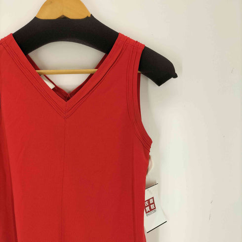 ダナキャランニューヨーク DKNY DNKY CLASSIC レーヨン混 Vネックノースリーブトップス レディース S