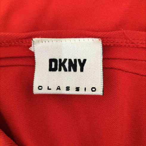 ダナキャランニューヨーク DKNY DNKY CLASSIC レーヨン混 Vネックノースリーブトップス レディース S