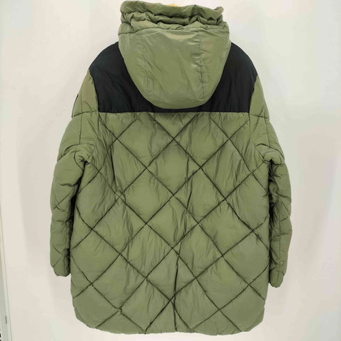 エーグル AIGLE THERMOLITE ロゴ パッチ 中綿 フーデッド ジャケット メンズ JPN:L