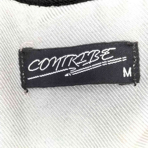 コントライブ CONTRIBE シュガースカル柄 刺繍 ルードシャツ メンズ JPN:M
