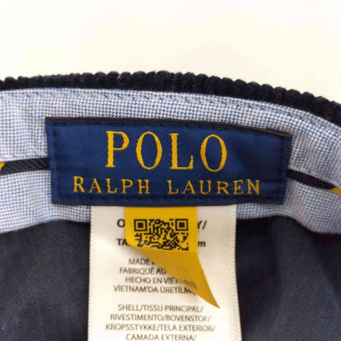 ポロラルフローレン POLO RALPH LAUREN スモールポニー刺繍 コーデュロイ キャップ メンズ 59