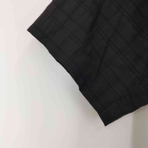 SINSS Check sheer HS shirt シャツ 半袖 メンズ JPN:L