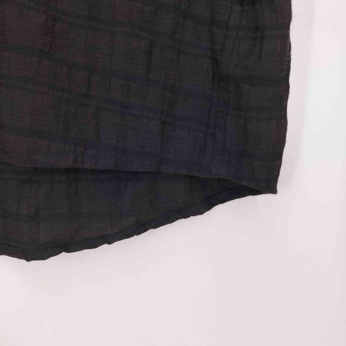 SINSS Check sheer HS shirt シャツ 半袖 メンズ JPN:L