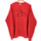 ジャージーズ JERZEES 80S USA製 ドッグ プリント クルーネック スウェット メンズ import:L
