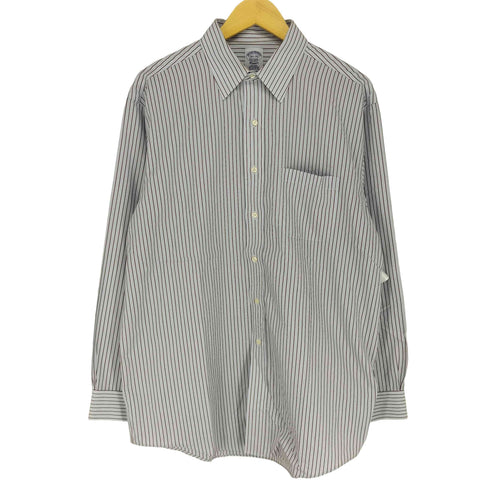 ブルックスブラザーズ BROOKS BROTHERS 1ポケットストライプシャツ メンズ 16 1/2-34