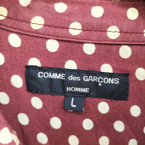 コムデギャルソンオム COMME des GARCONS HOMME AD2003 04SS ドット柄レーヨンシャツ メンズ L