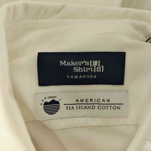 メーカーズシャツカマクラ Makers Shirt 鎌倉 AMERICAN SEA ISLAND COTTON コットンシャツ メンズ 40
