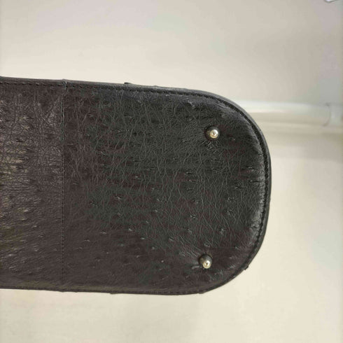 MODA VERA オーストリッチ型押しレザーハンドバッグ レディース