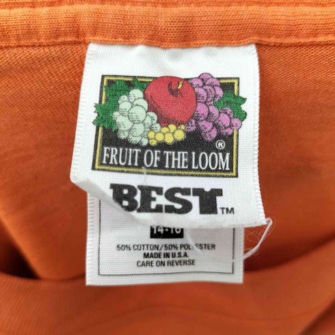 フルーツオブザルーム FRUIT OF THE LOOM USA製 シングルステッチ S/S Tシャツ メンズ 14-16