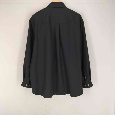 メゾンスペシャル MAISON SPECIAL 4 Colors Chambray Washable Wool Prime-Over Regular Collar Shirt メンズ 1