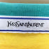 イヴサンローラン Yves Saint Laurent 刺繍ロゴ S/S リンガー Tシャツ レディース M