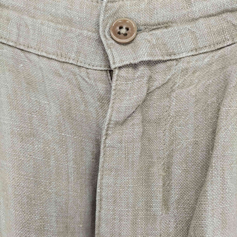バナナリパブリック BANANA REPUBLIC LINEN100 リネン100 2タックハーフパンツ メンズ 32