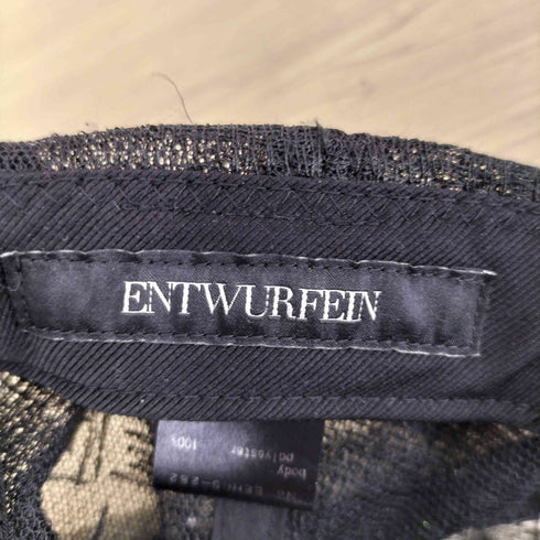 ENTWURFEIN レース メッシュ ストラップバックキャップ メンズ