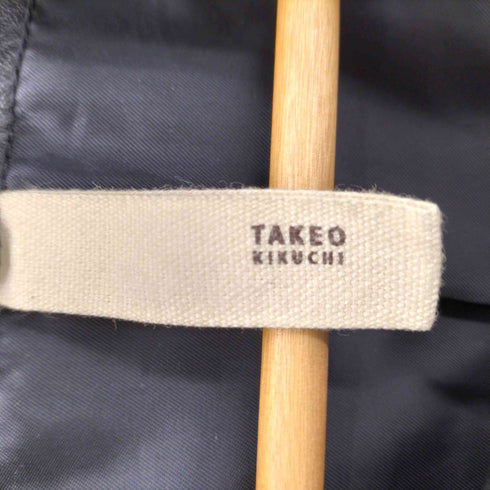 タケオキクチ TAKEO KIKUCHI ラムレザー シングル ライダース ジャケット メンズ JPN:2