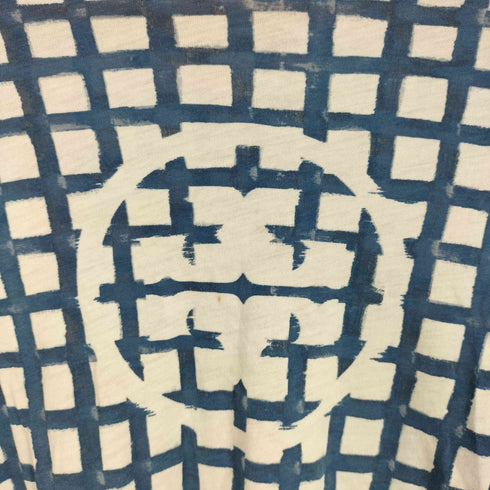 トリーバーチ TORY BURCH 総柄 フロントロゴプリント S/S Tシャツ レディース import:XS