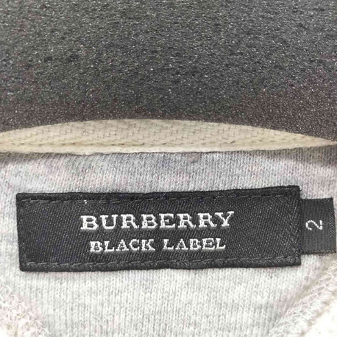 バーバリーブラックレーベル BURBERRY BLACK LABEL ホース刺繍 スウェット ベスト メンズ JPN:2