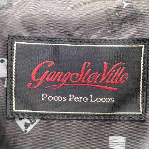 ギャングスタビル GANGSTERVILLE RIPTIDE CLUB LIGHT LEATHER JACKET メンズ L