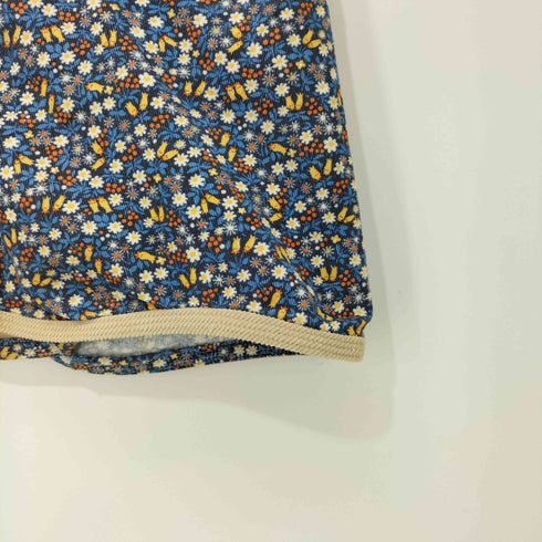 ツモリチサト TSUMORI CHISATO 00s Y2K 花柄 レイヤード コーデュロイ タイト スカート レディース JPN:1